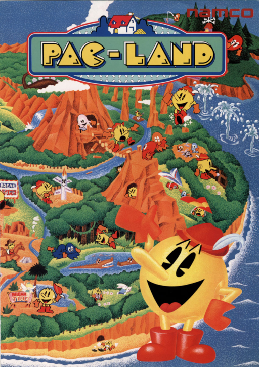 Pac-Land (World) Arcade Game Cover